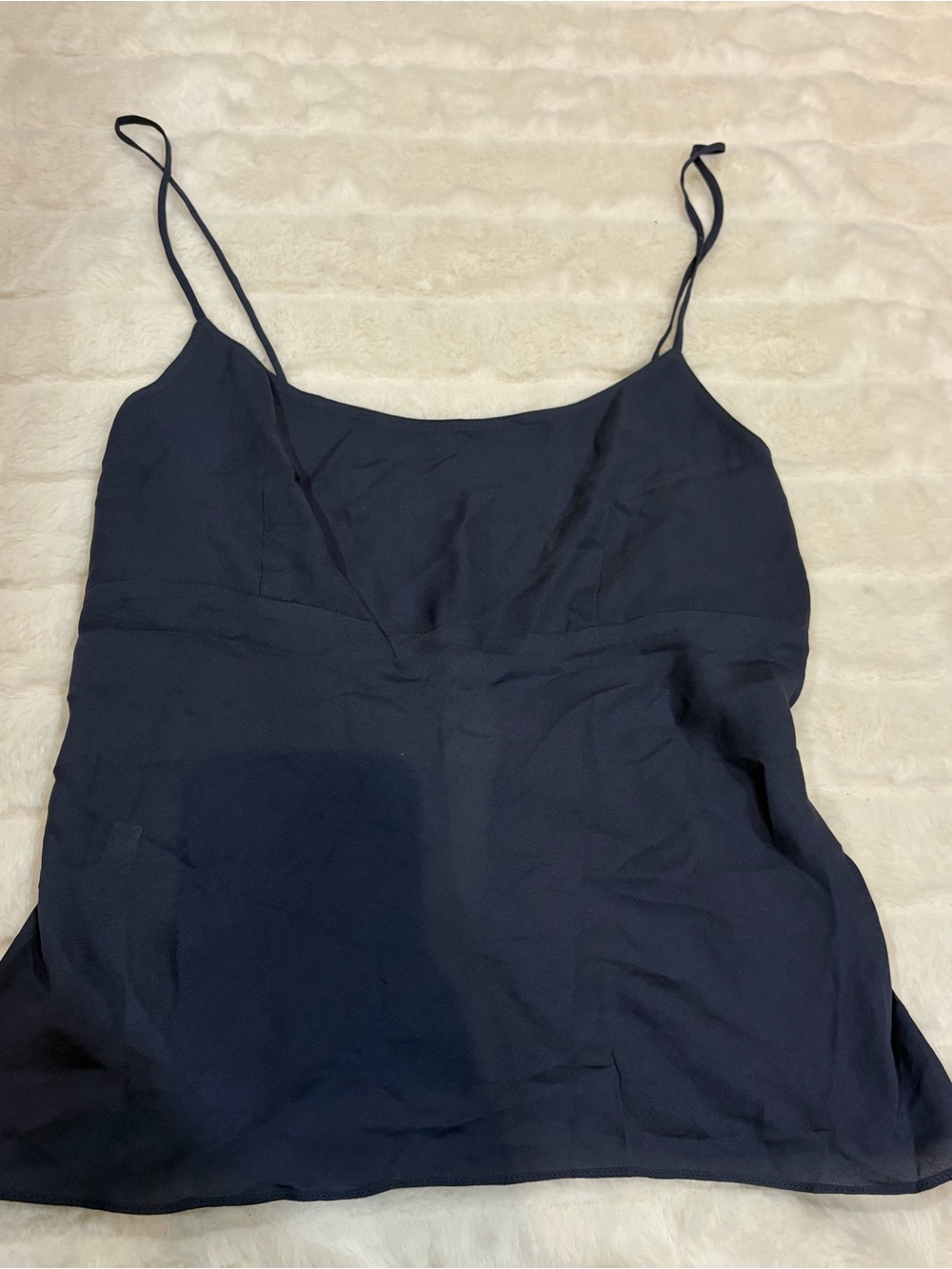 Women's Spaghetti Strap Cami Top Dark Gray/Navy blue